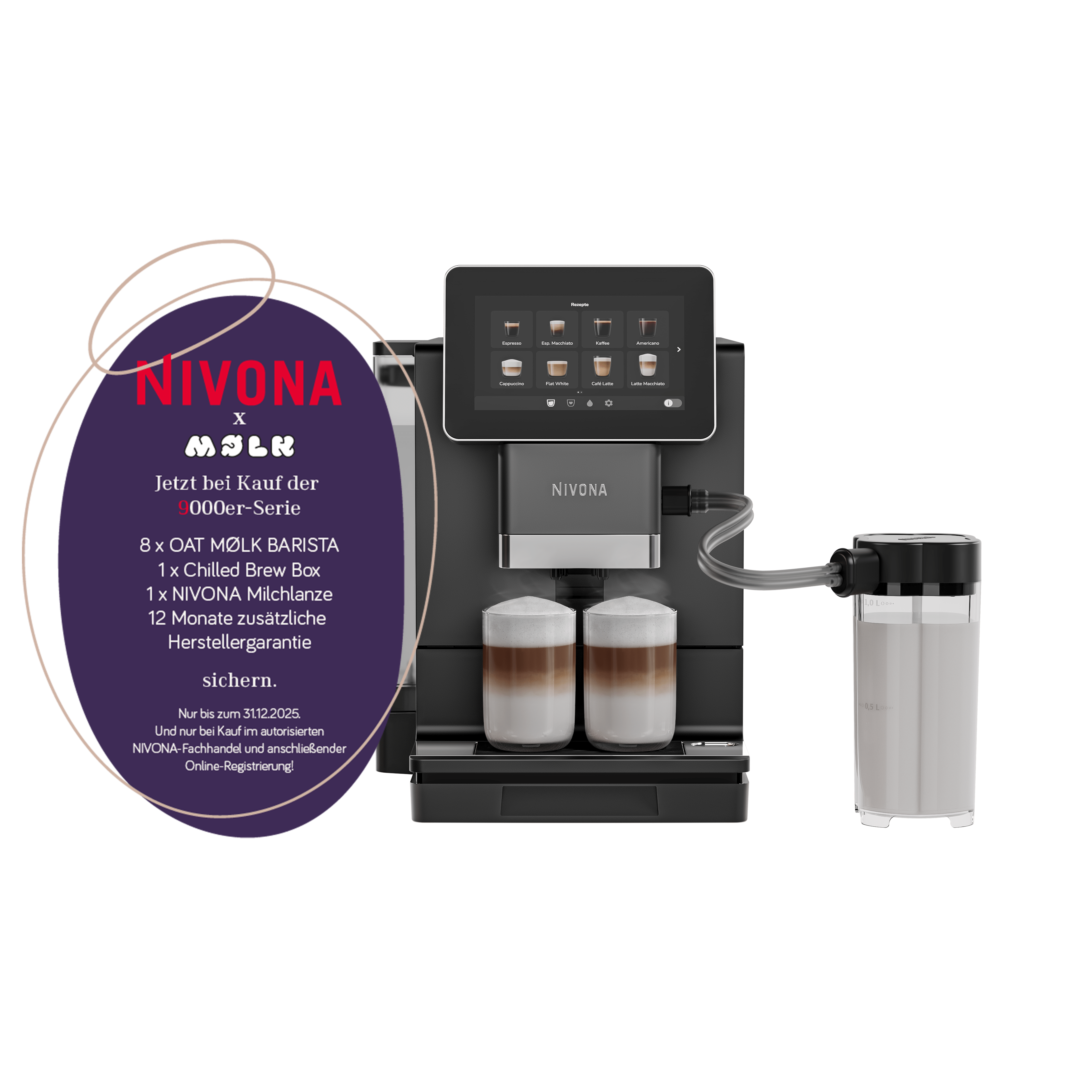 Nivona NICR 9101 Schwarz - Neuheit 2025 Kaffeevollautomat Nivona - Rheinland.Coffee