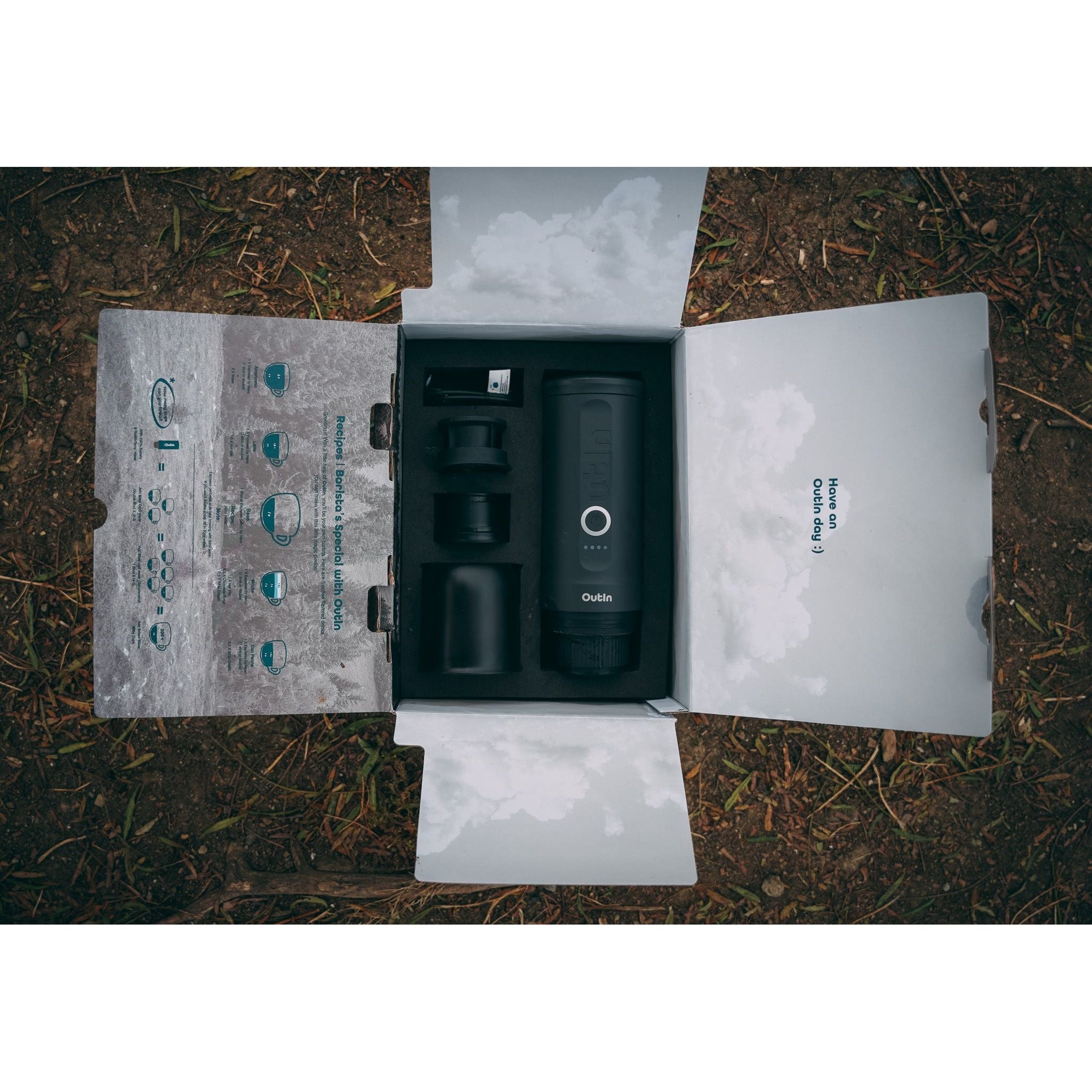 OutIn Nano - tragbare elektrische Espressomaschine Kaffee mobil OutIn - Rheinland.Coffee