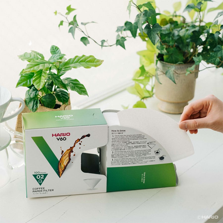 Hario V60 Papierfilter Größe 02 – Die Basis für klaren Kaffeegenuss Filterpapier Hario - Rheinland.Coffee