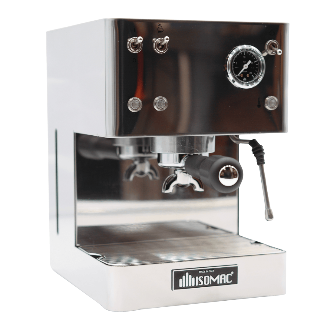 ISOMAC Giada II - das neue Modell des Klassikers Espressomaschinen ISOMAC Chrom / Inox - Rheinland.Coffee