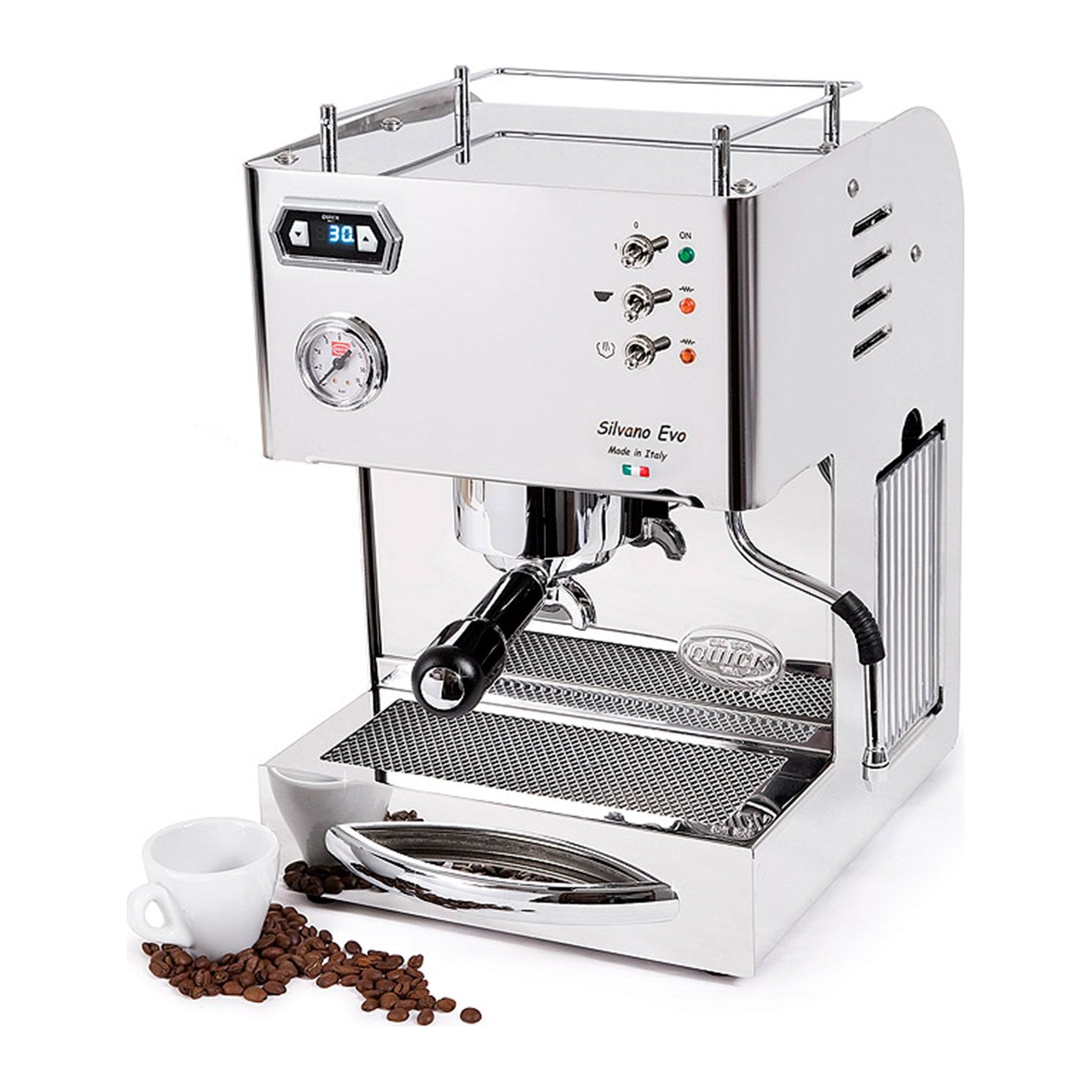 Quick Mill Silvano Espressomaschinen Quick Mill Inox - Rheinland.Coffee
