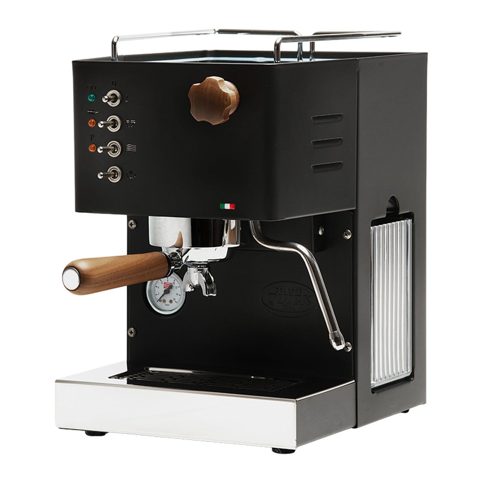 Quick Mill Pippa Espressomaschinen Quick Mill Schwarz Holz - Rheinland.Coffee