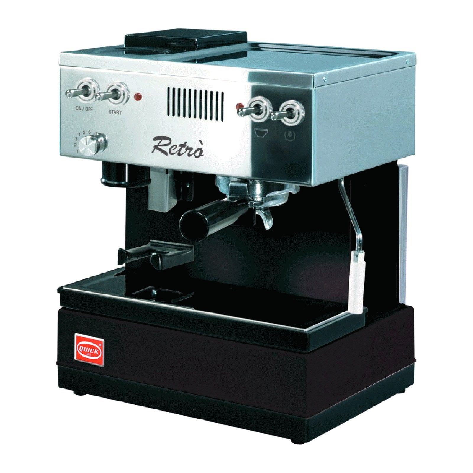 Quick Mill Retro Espressomaschinen Quick Mill Schwarz - Rheinland.Coffee