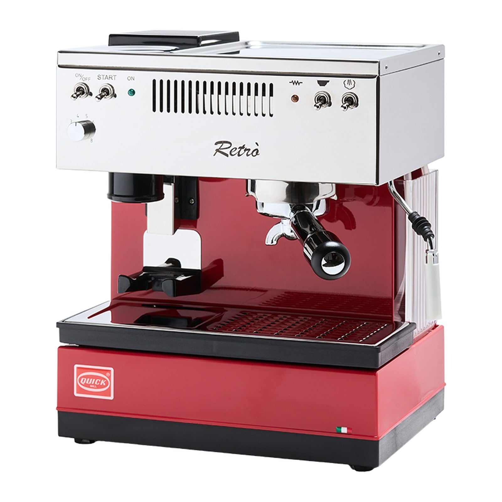 Quick Mill Retro Espressomaschinen Quick Mill Rot - Rheinland.Coffee