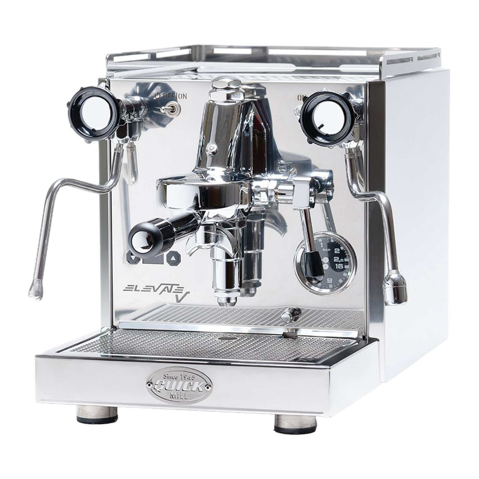 Quick Mill Elevate V Espressomaschinen Quick Mill Inox - Rheinland.Coffee