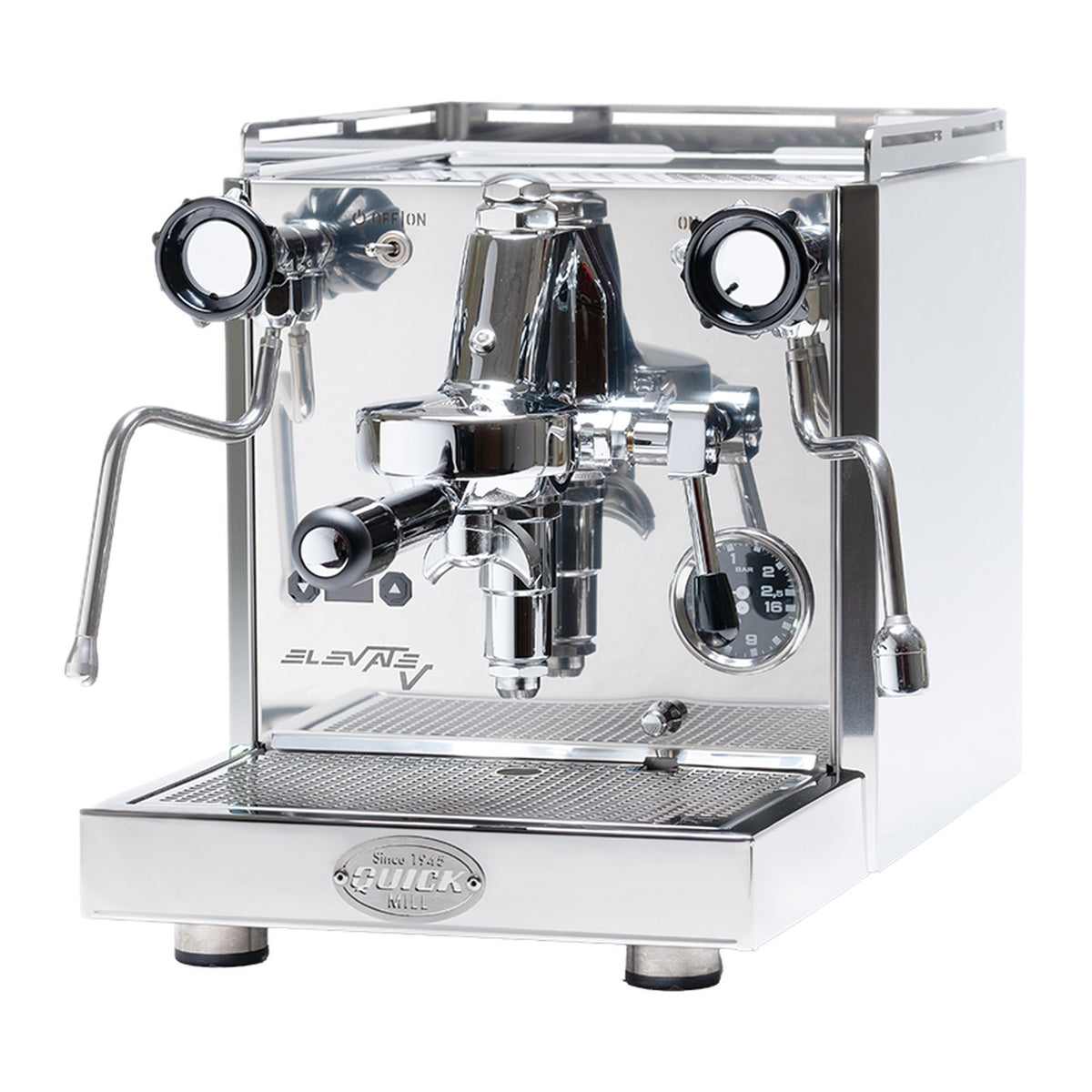 Quick Mill Elevate V Espressomaschinen Quick Mill Inox - Rheinland.Coffee
