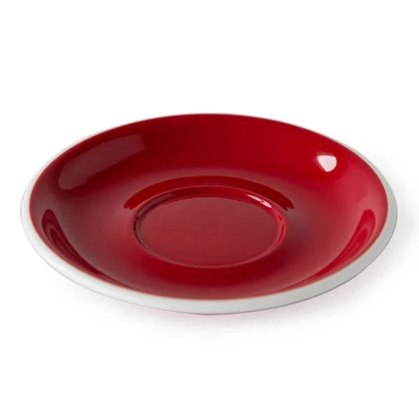 ACME Milchkaffee Untertasse 15 cm Rata Rot Pinguin - Classic Large Milchkaffee Untertasse ACME - Rheinland.Coffee