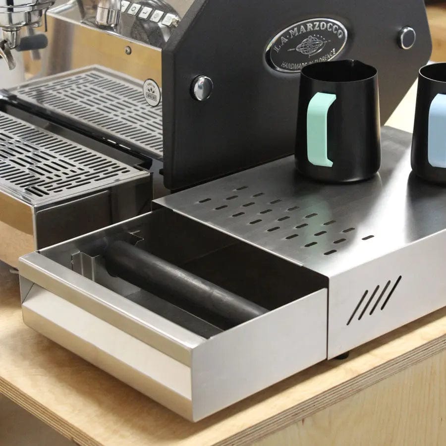 Rhino Sudschublade Edelstahl - Coffee Knock Drawer - Stainless Steel Sudschublade Rhinowares - Rheinland.Coffee