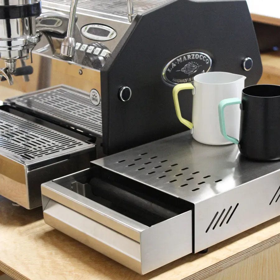 Rhino Sudschublade Edelstahl - Coffee Knock Drawer - Stainless Steel Sudschublade Rhinowares - Rheinland.Coffee
