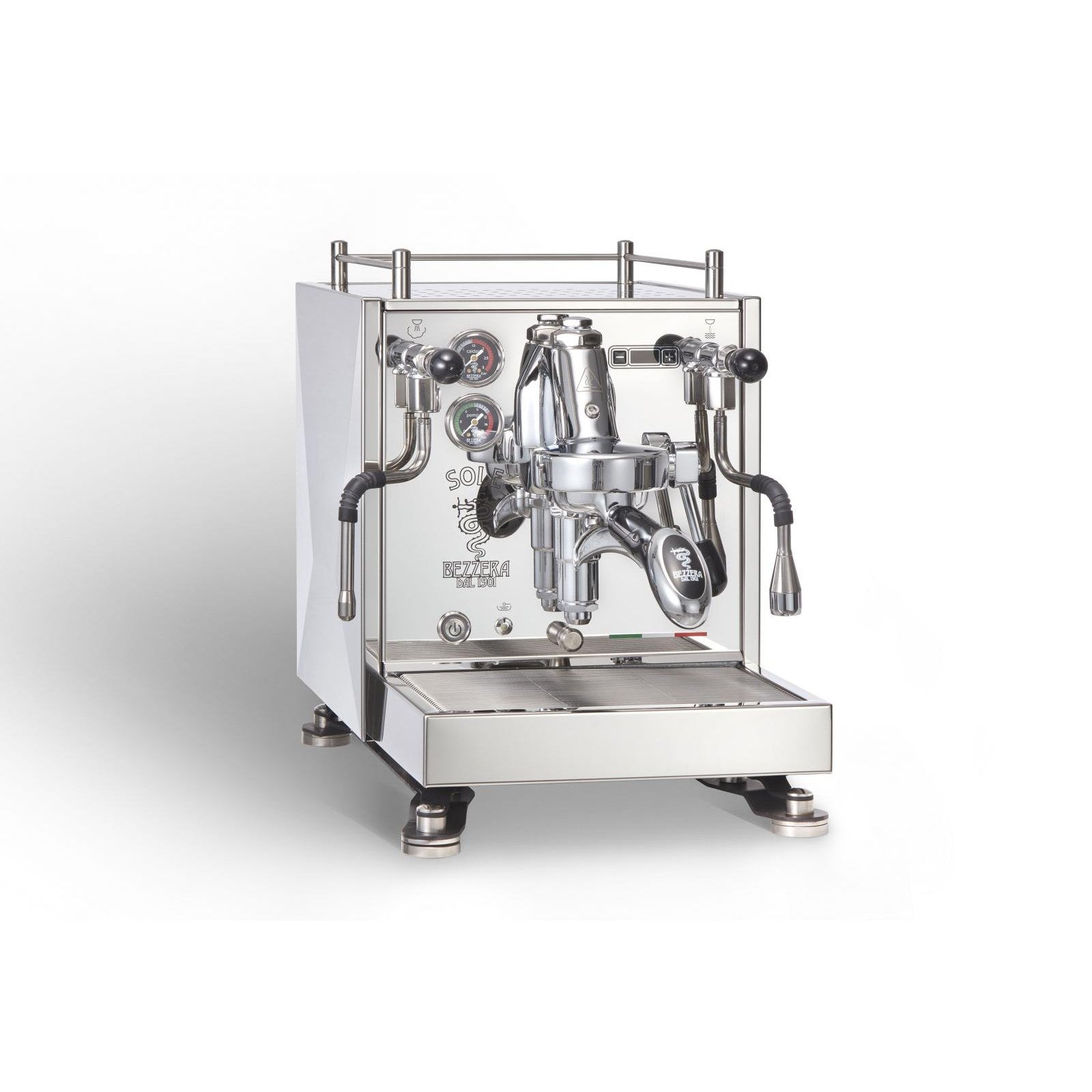 Bezzera Sole Top MN PID – Zweikreiser mit Rotationspumpe - Inox