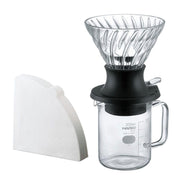 Hario Immersion Dripper Switch Server SET Glas Schwarz Kaffee mobil Hario - Rheinland.Coffee