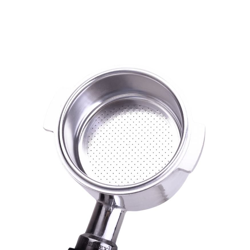 JoeFrex Siebträger mit Walnussholz-Griff für Delonghi ECP (51mm) JoeFrex Siebträger 2er Auslauf Rheinland Coffee