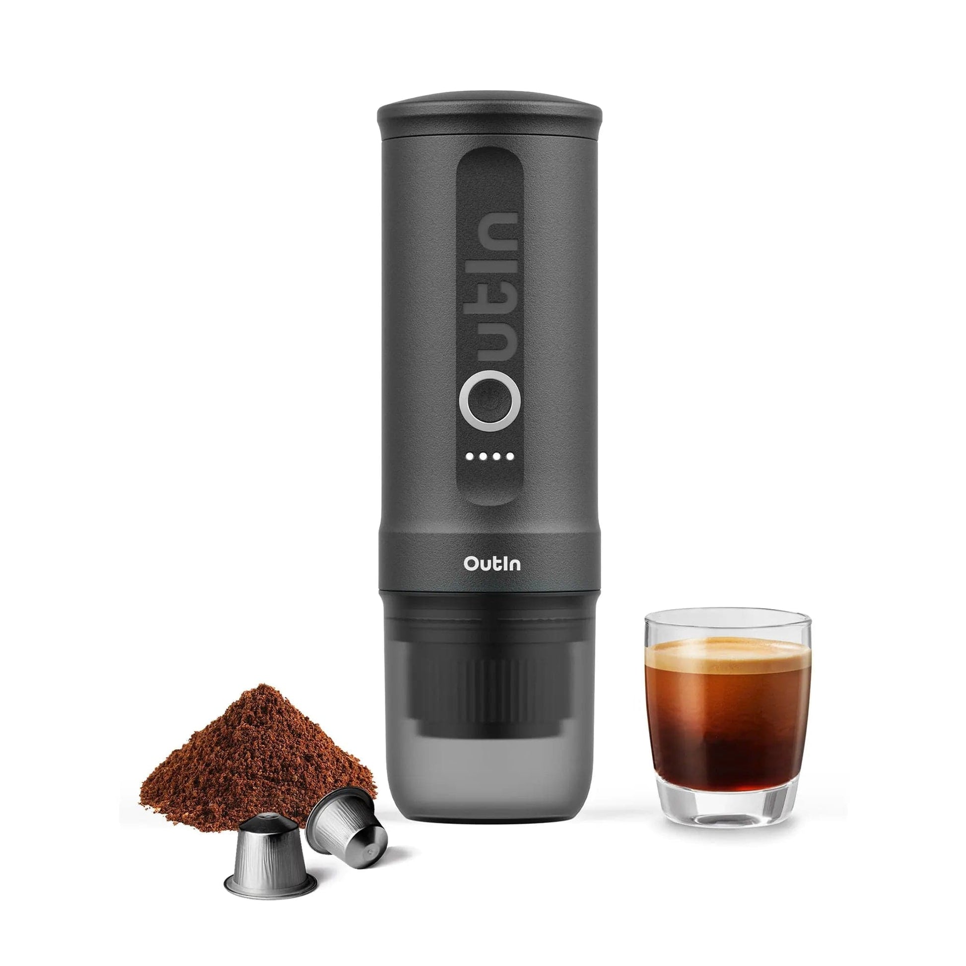 OutIn Nano - tragbare elektrische Espressomaschine Kaffee mobil OutIn - Rheinland.Coffee
