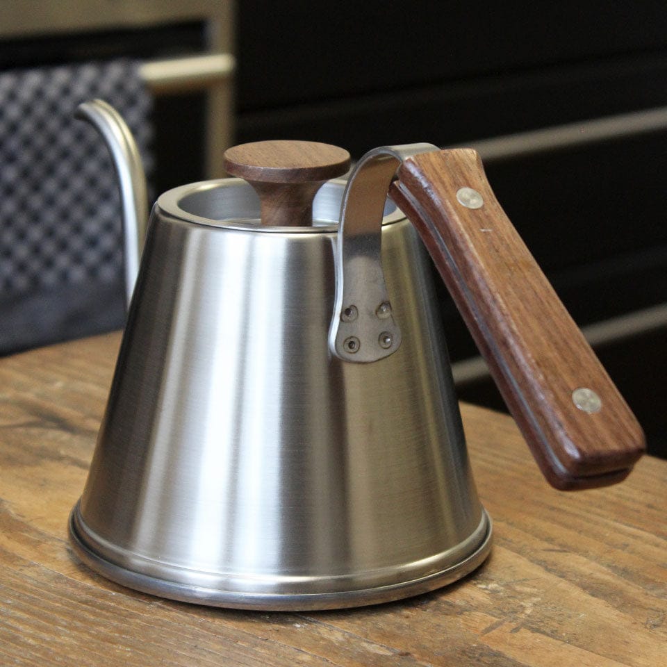 Hario V60 Drip Kettle Walnut - Nussbaum Handfilter Hario - Rheinland.Coffee