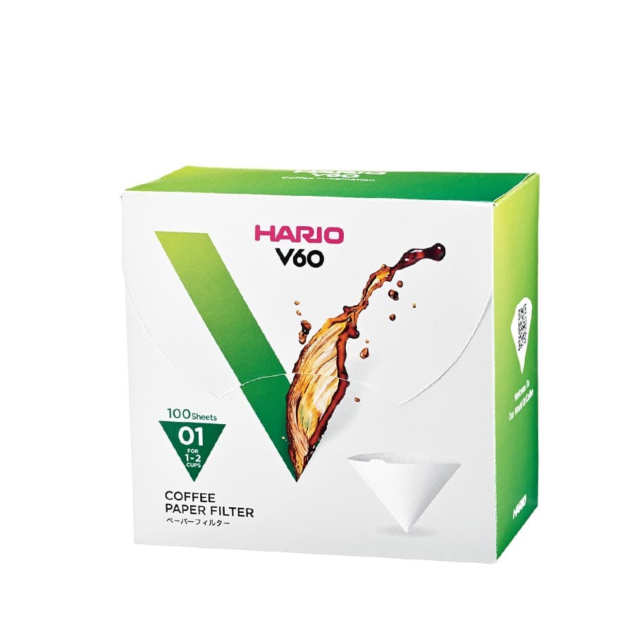 Hario V60 Papierfilter Größe 01 und 02 – Die Basis für klaren Kaffeegenuss Filterpapier Hario 01 - Rheinland.Coffee