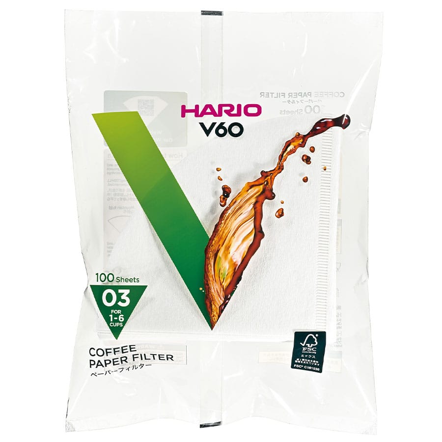 Hario V60 Papierfilter Größe 03 – Perfekter Kaffeegenuss im großen Format Filterpapier Hario - Rheinland.Coffee