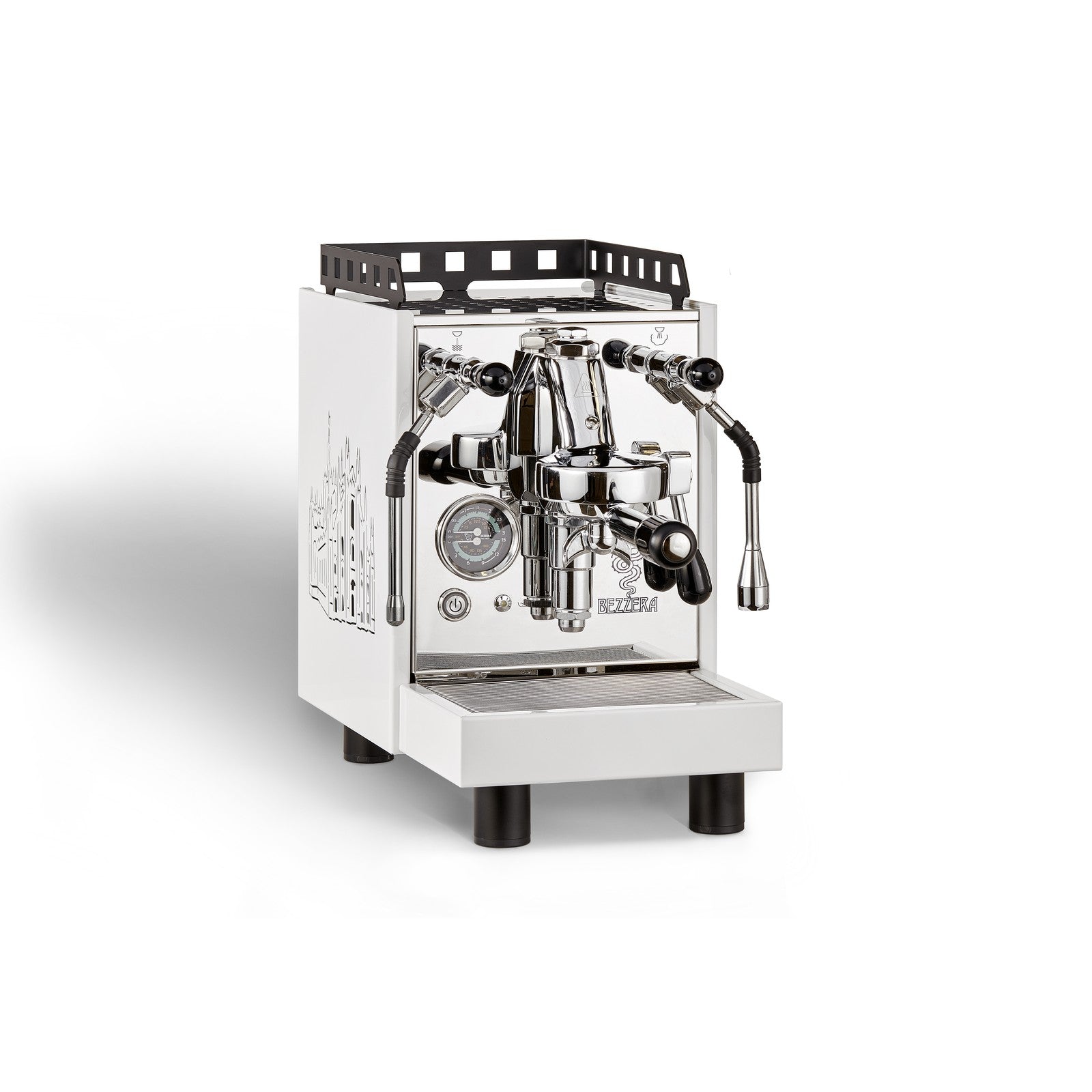 Bezzera Aria S MN Weiss, Quadrate
