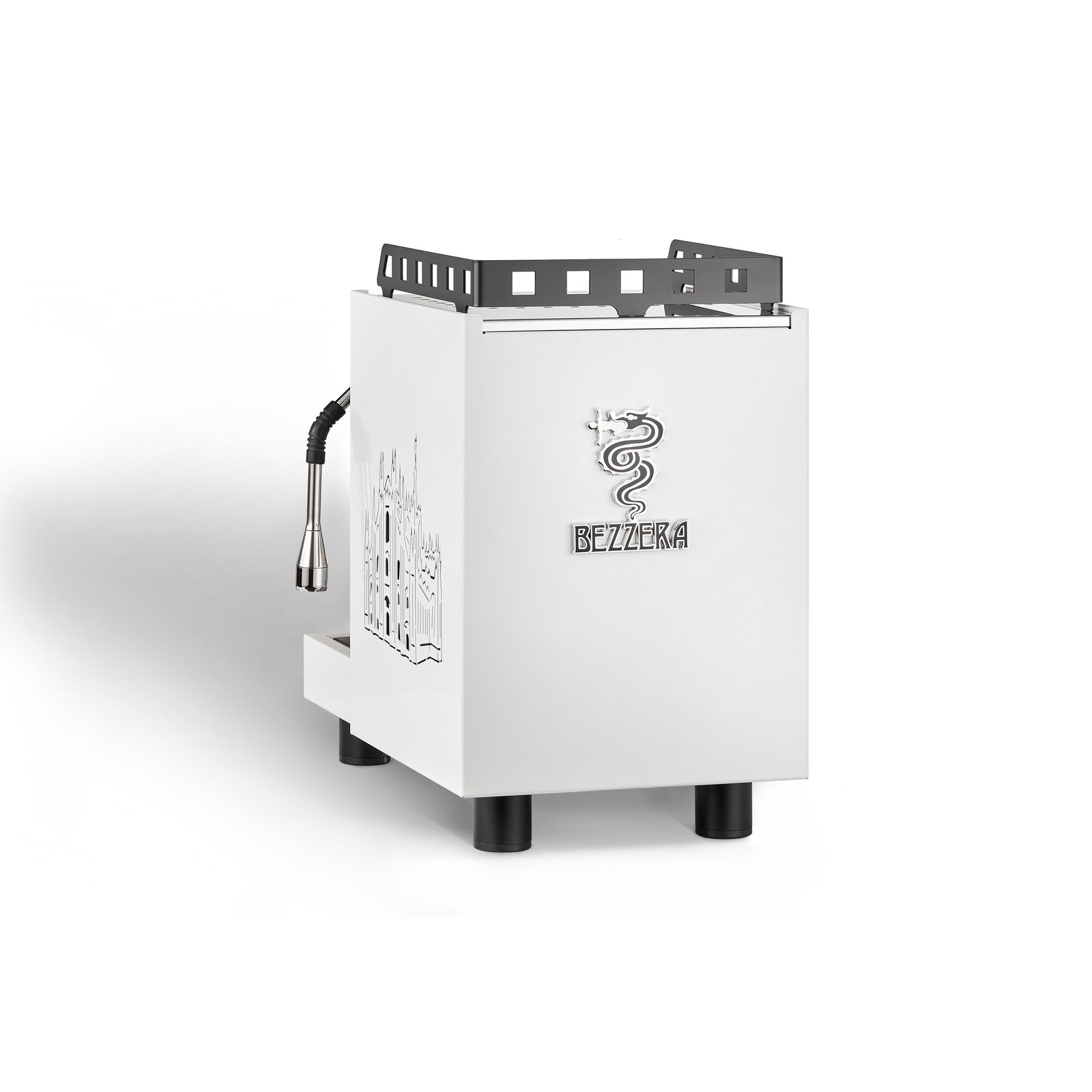 Bezzera Aria S MN Weiss, Quadrate – Ansicht 4