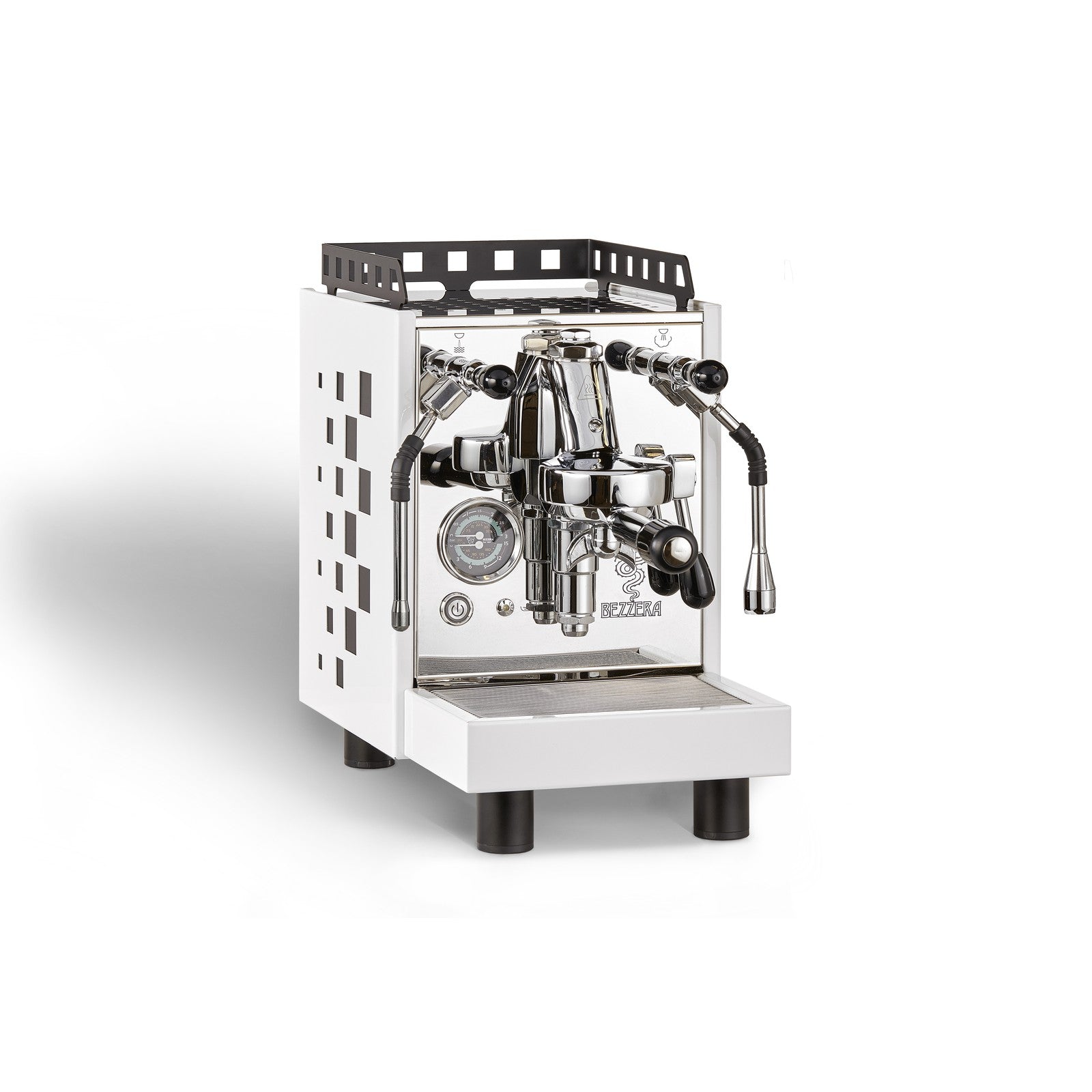 Bezzera Aria S MN Weiss, Quadrate – Ansicht 2