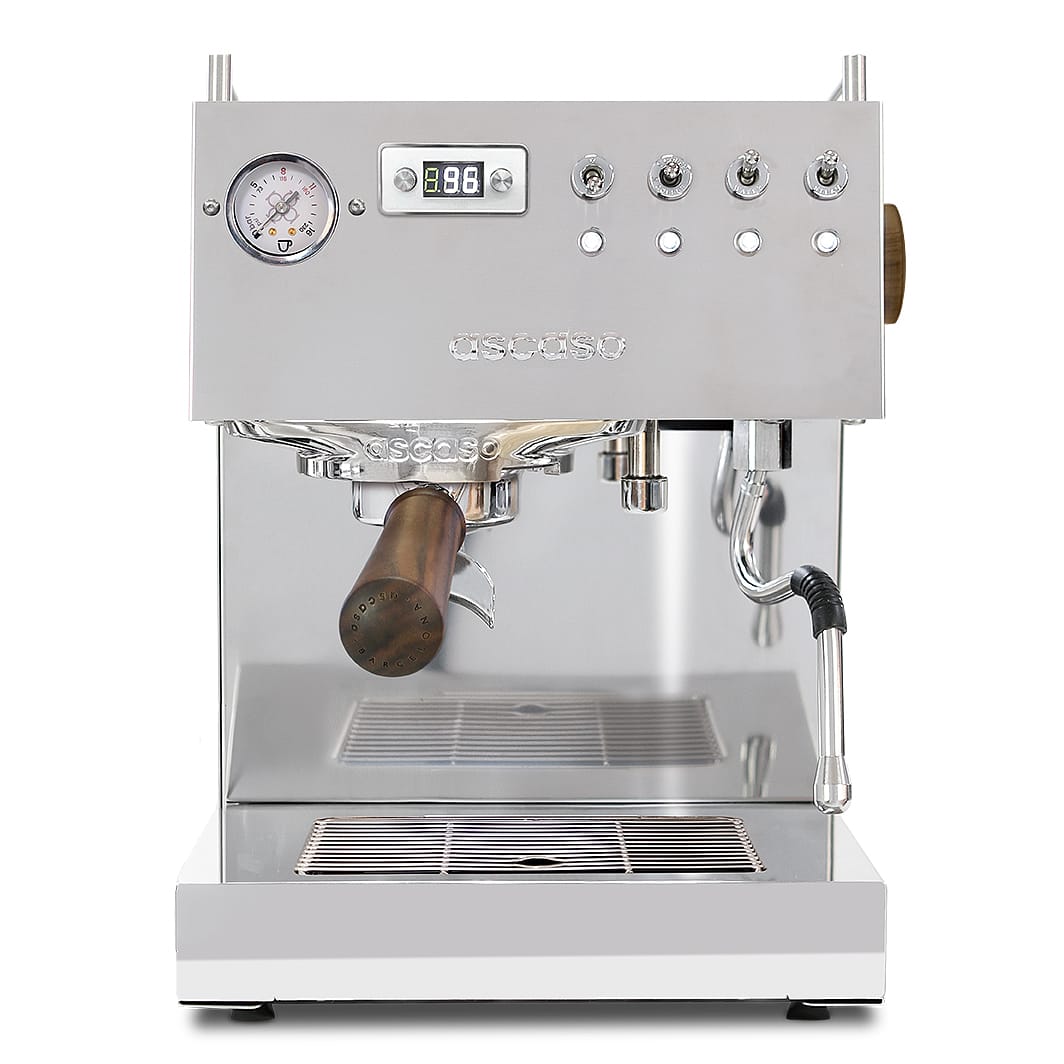 Ascaso Steel DUO PID V3 | Schwarz Chrom oder Weiß | Version 2026 Espressomaschinen Ascaso Chrom / Inox - Rheinland.Coffee