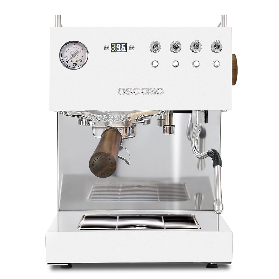 Ascaso Steel DUO PID V3 | Schwarz Chrom oder Weiß | Version 2026 Espressomaschinen Ascaso Weiß - Rheinland.Coffee
