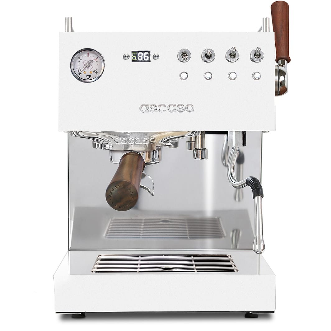 Ascaso Steel DUO PLUS V3 – Dual-Thermoblock, PID, Profi-Features Ascaso Espressomaschinen V3 / Weiß Rheinland Coffee
