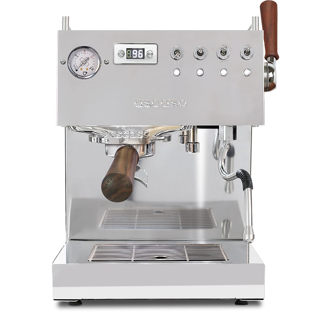 Ascaso Steel DUO PLUS V3 – Dual-Thermoblock, PID, Profi-Features Ascaso Espressomaschinen V3 / Chrom / Inox Rheinland Coffee