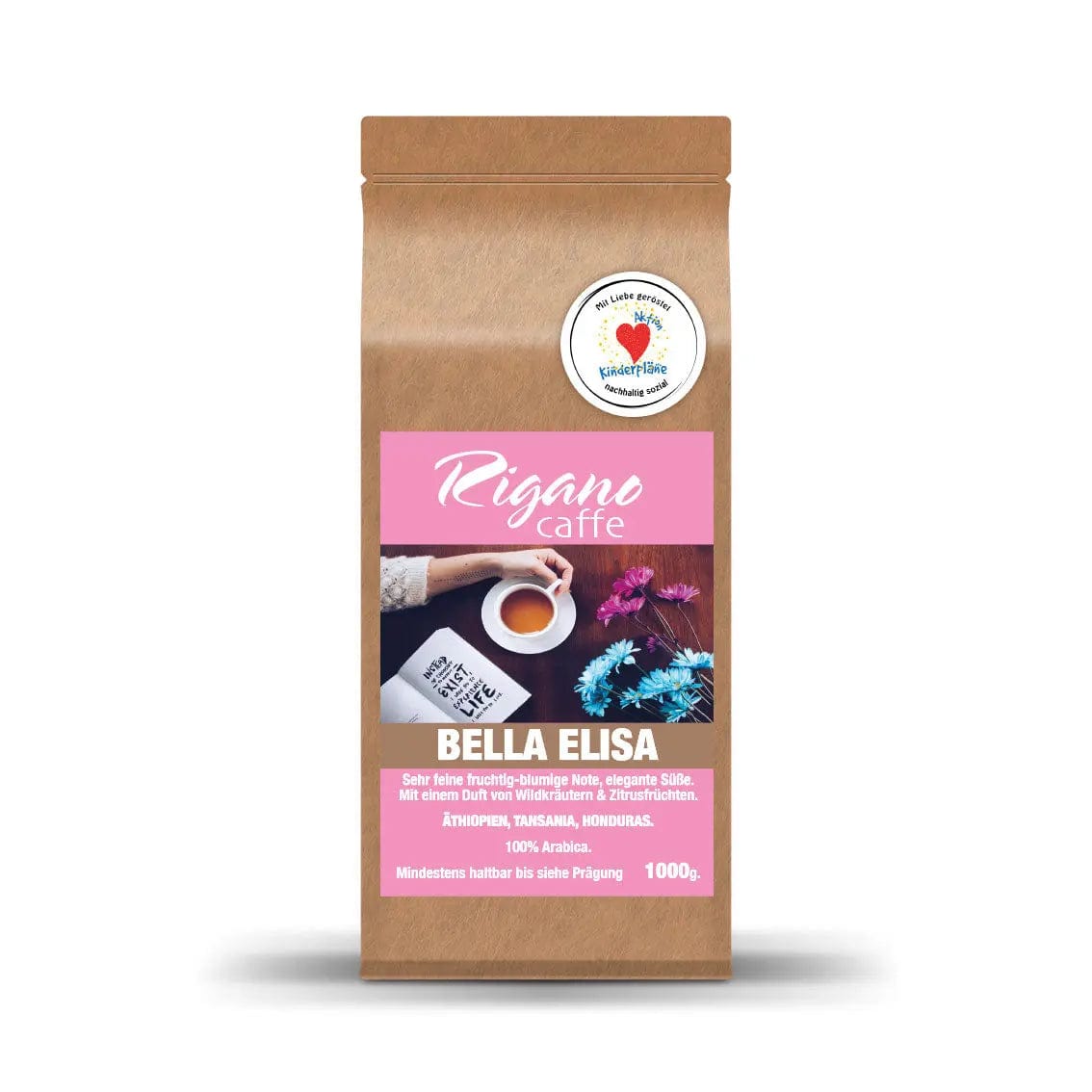 Bella Elisa Gute-Laune-Kaffee – 100% Arabica, Blumig & Fruchtig Rigano Caffe Kaffee RIGANO Caffe - Rheinland.Coffee