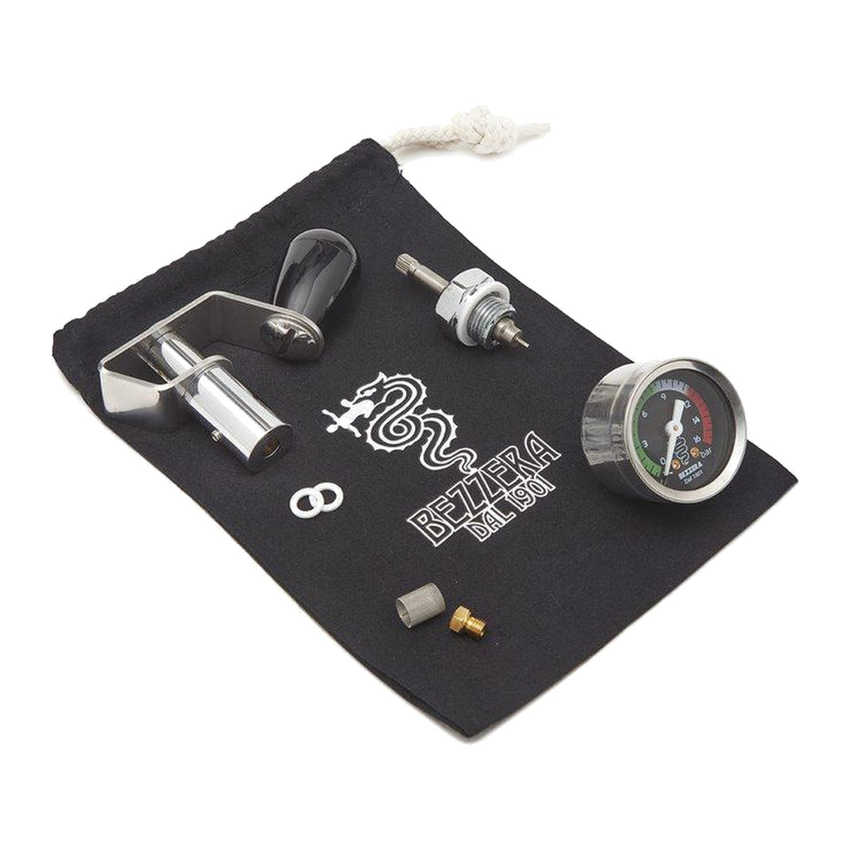 Bezzera Flow Control Kit E61 mit Nadelventil, Hebel, Manometer und Dichtungen