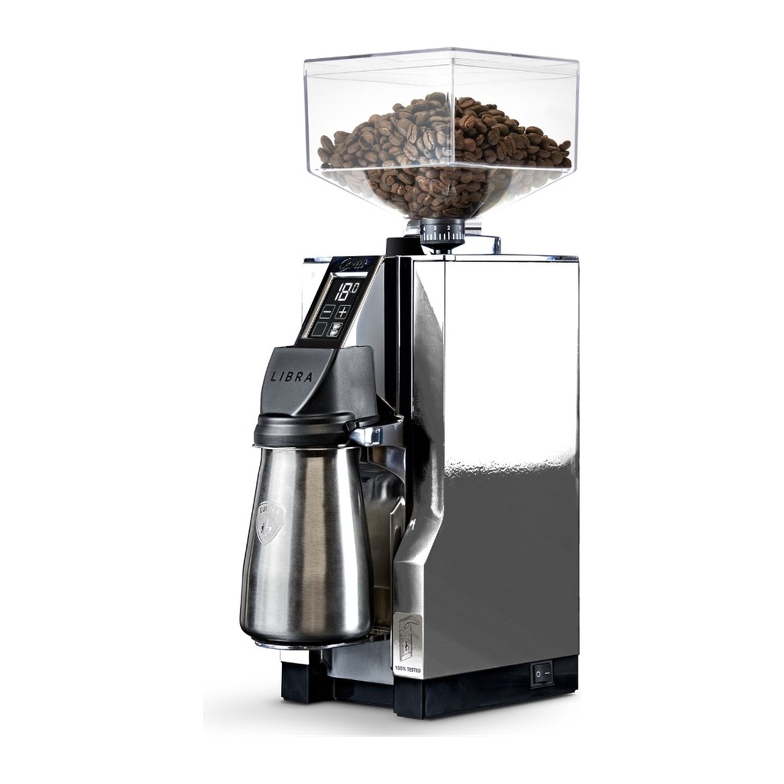 Eureka Mignon Libra Brew – Filtermühle mit eingebauter Waage Chrom