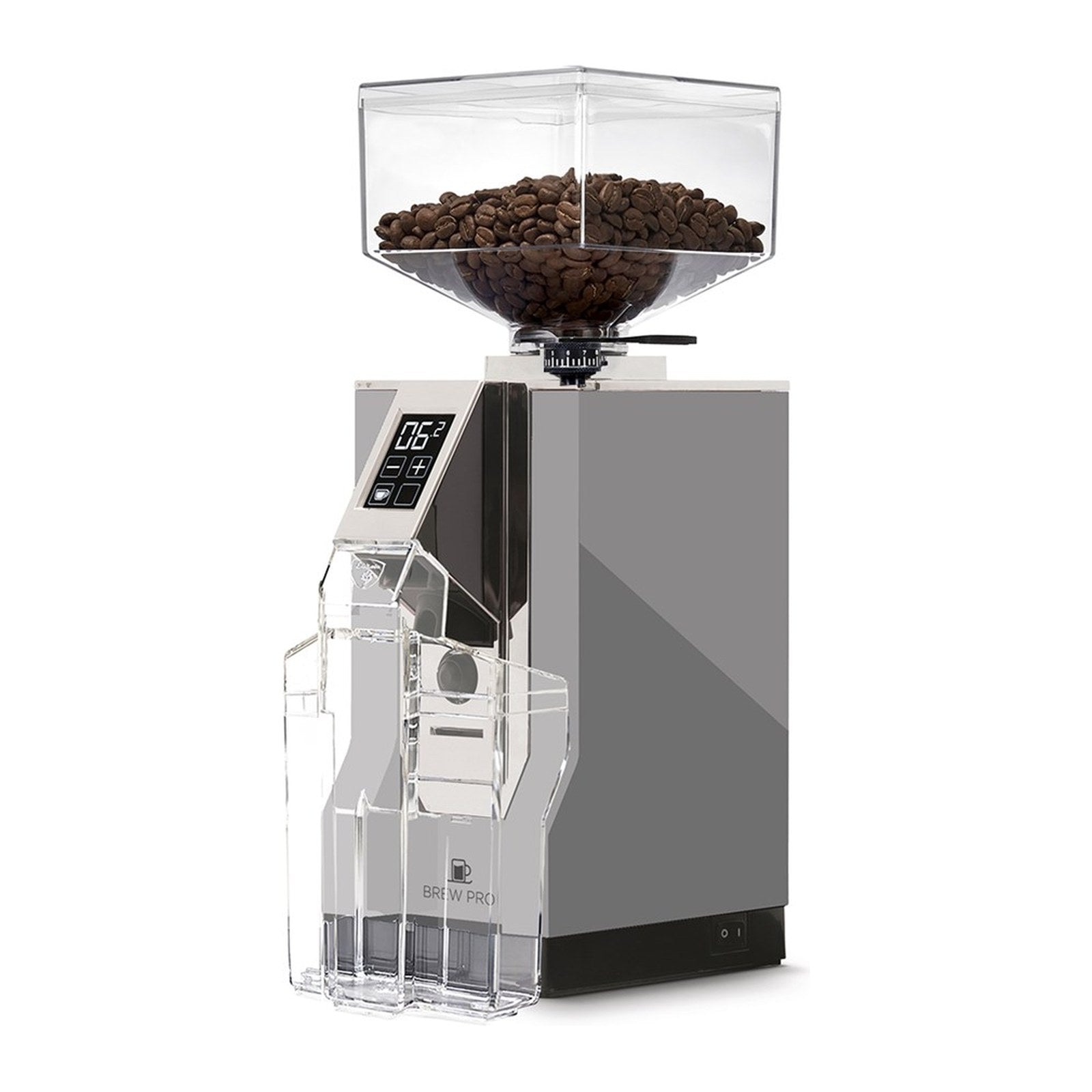 Eureka Mignon Brew Pro – Filterkaffeemühle mit 55-mm Brew-Mahlwerk Chrom