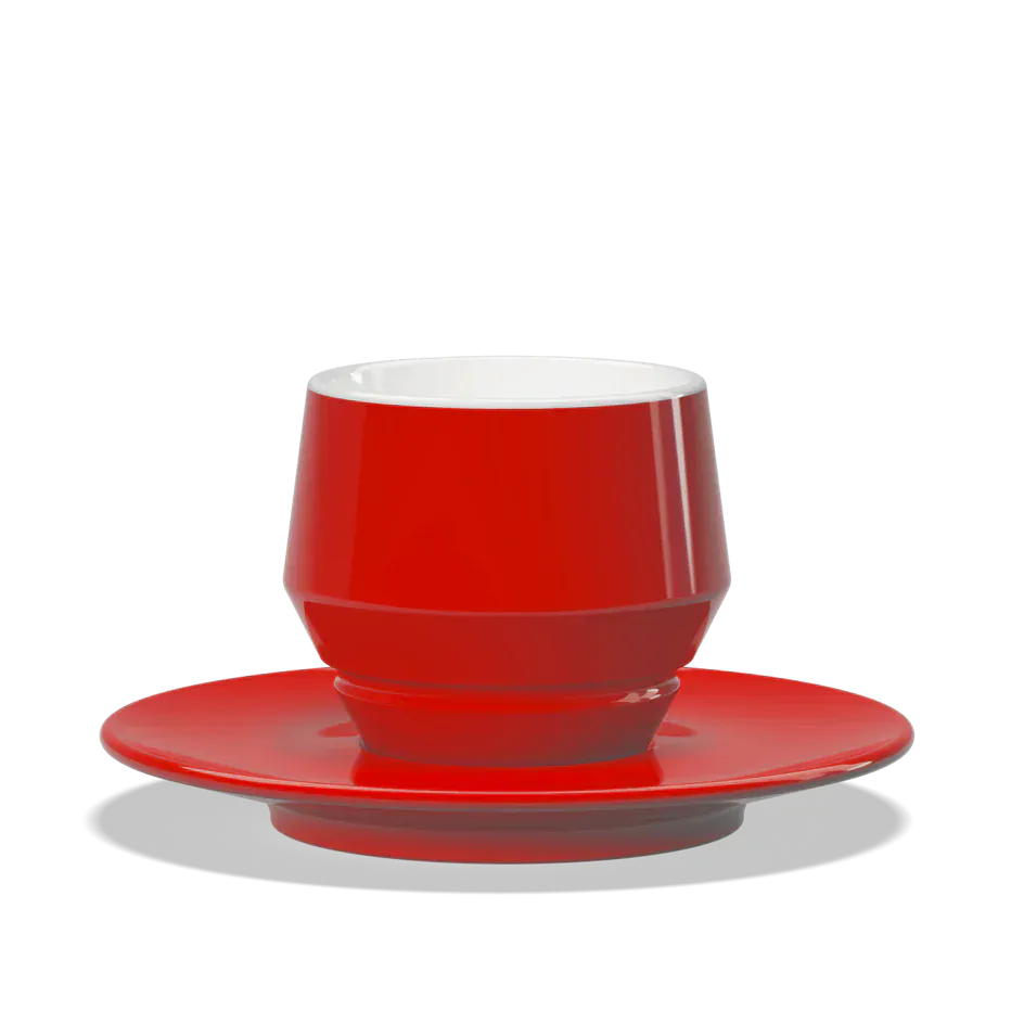 Clubhouse MANIKO doppelwandige Cappuccino Tasse 205 ml - Verschiedene Farben Clubhouse Cappuccinotasse Rot Rheinland Coffee
