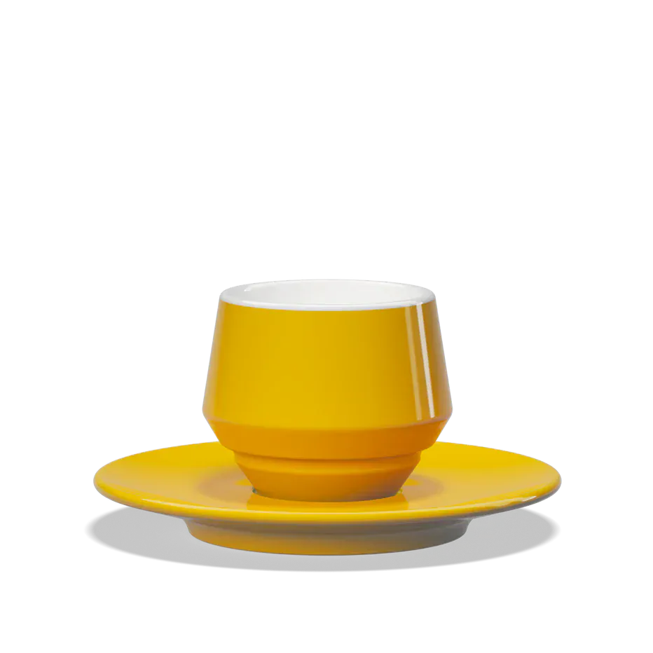 Clubhouse MANIKO doppelwandige Espresso Doppio Tasse 120 ml - Verschiedene Farben Clubhouse Flat White Tasse Amber Rheinland Coffee