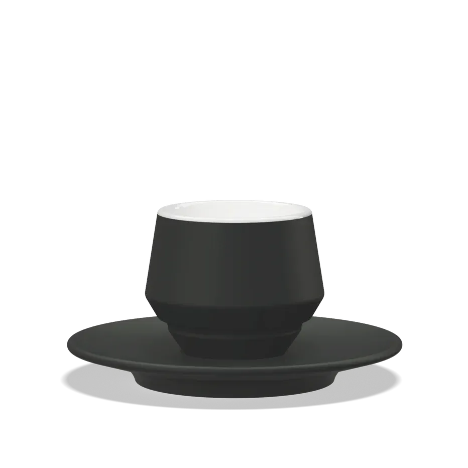 Clubhouse MANIKO doppelwandige Espresso Doppio Tasse 120 ml - Verschiedene Farben Clubhouse Flat White Tasse Schwarz Rheinland Coffee