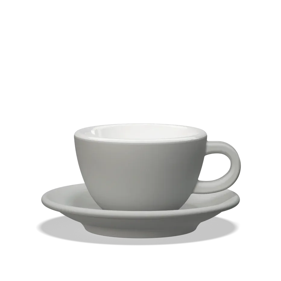 Clubhouse TULIPANO Cappuccino Tasse 210 ml - Verschiedene Farben Clubhouse Cappuccinotasse Grau Rheinland Coffee
