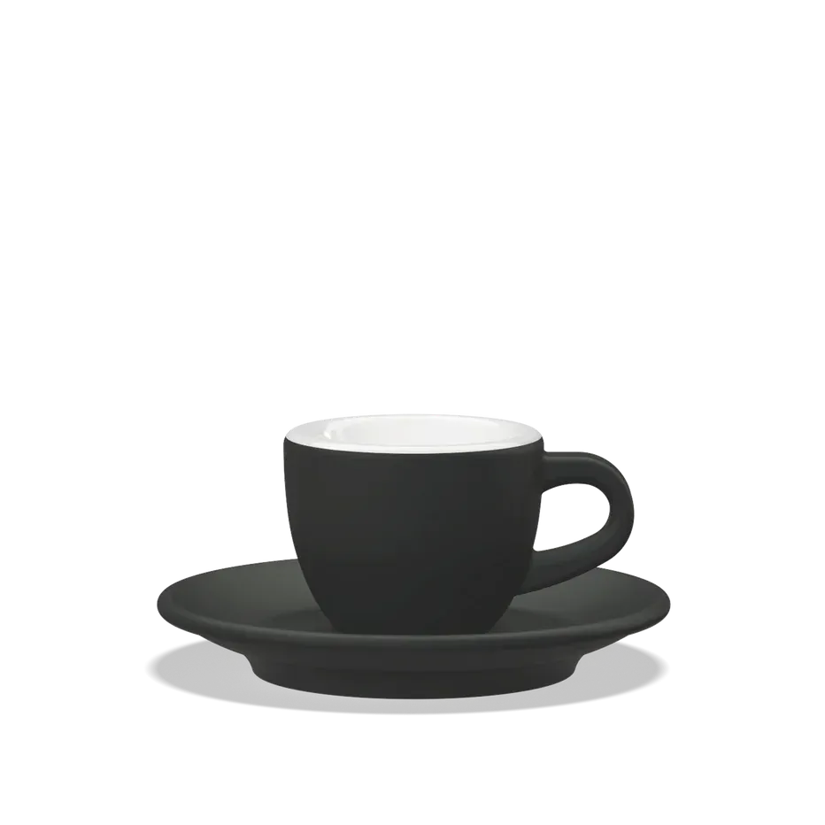 Clubhouse TULIPANO Espresso Tasse 70 ml - Verschiedene Farben Clubhouse Espressotasse Schwarz Rheinland Coffee