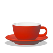 Clubhouse TULIPANO Milchkaffee Tasse 300 ml - Verschiedene Farben Clubhouse Milchkaffeetasse Rot Rheinland Coffee