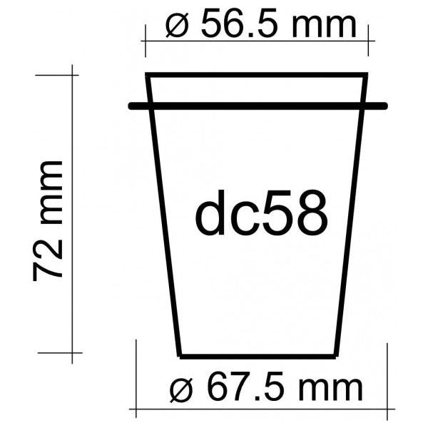 Dosierbecher - Dosing Cup Edelstahl JoeFrex 58 mm Dosierbecher JoeFrex    - Rheinland.Coffee