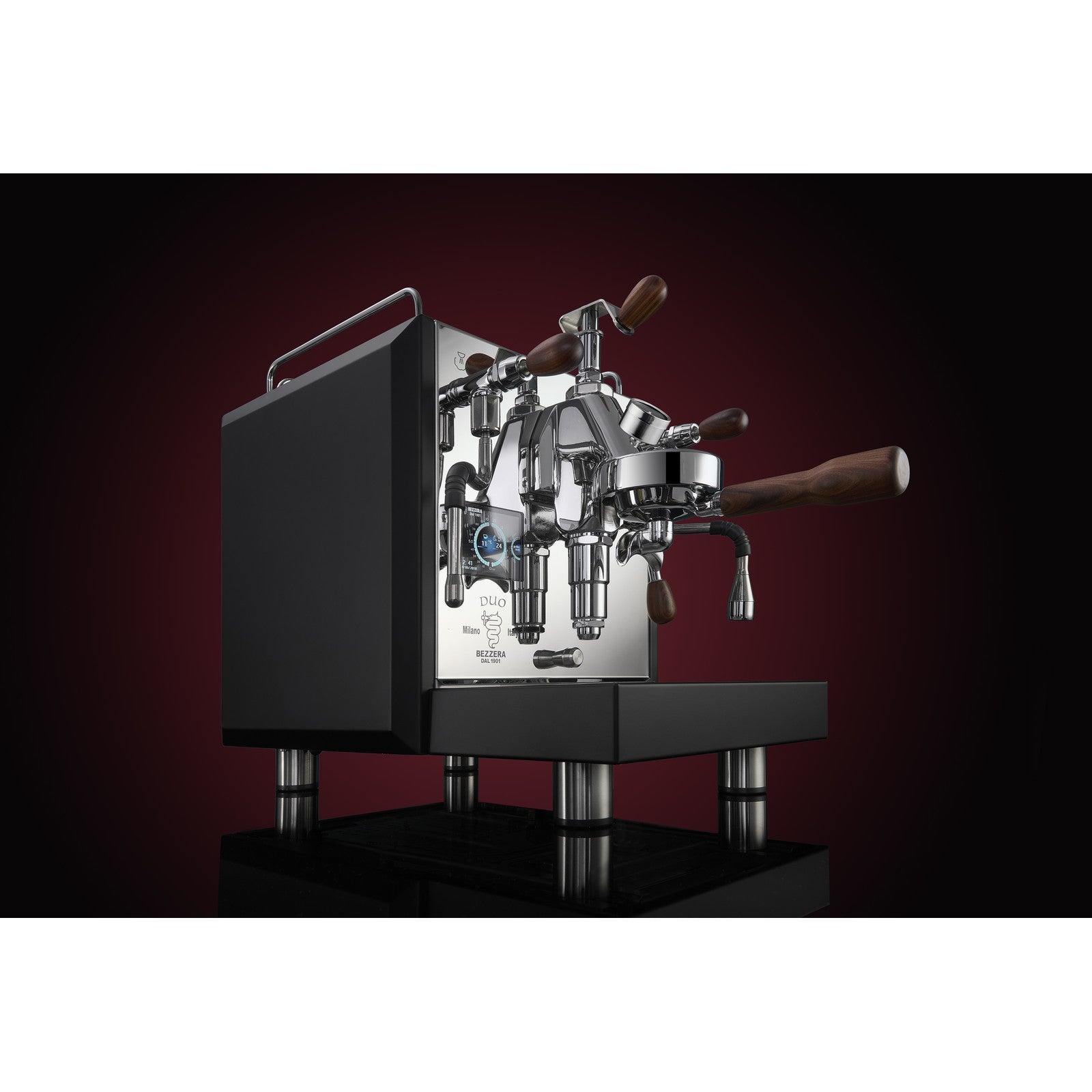 Bezzera Duo MN Schwarz (ohne Flow Control) – Ansicht 2