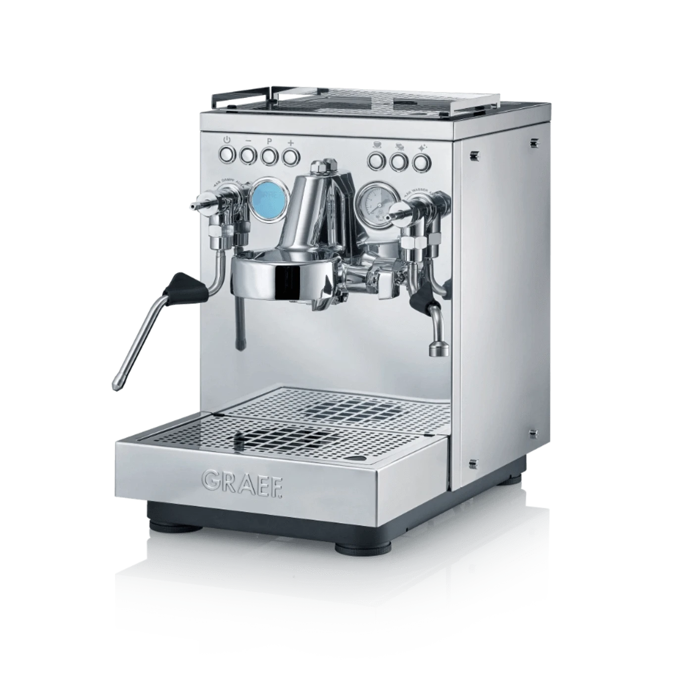GRAEF Estessa - Duo Thermoblock Chrom Druckprofile Espressomaschinen GRAEF - Rheinland.Coffee
