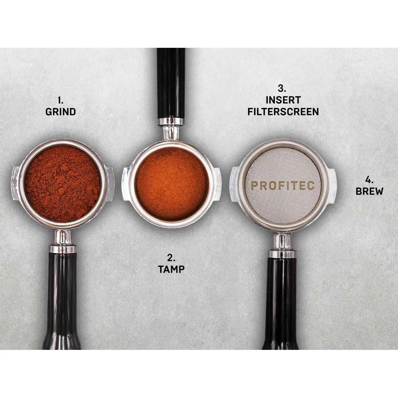 Profitec Filter Screen - Puck Screen gegen Channeling Siebe Profitec - Rheinland.Coffee