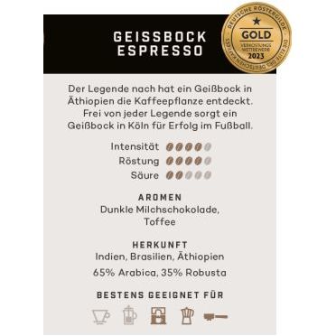 Geissbock Espresso - Kölner Kaffeemanufaktur Kaffee Kölner Kaffeemanufaktur    - Rheinland.Coffee