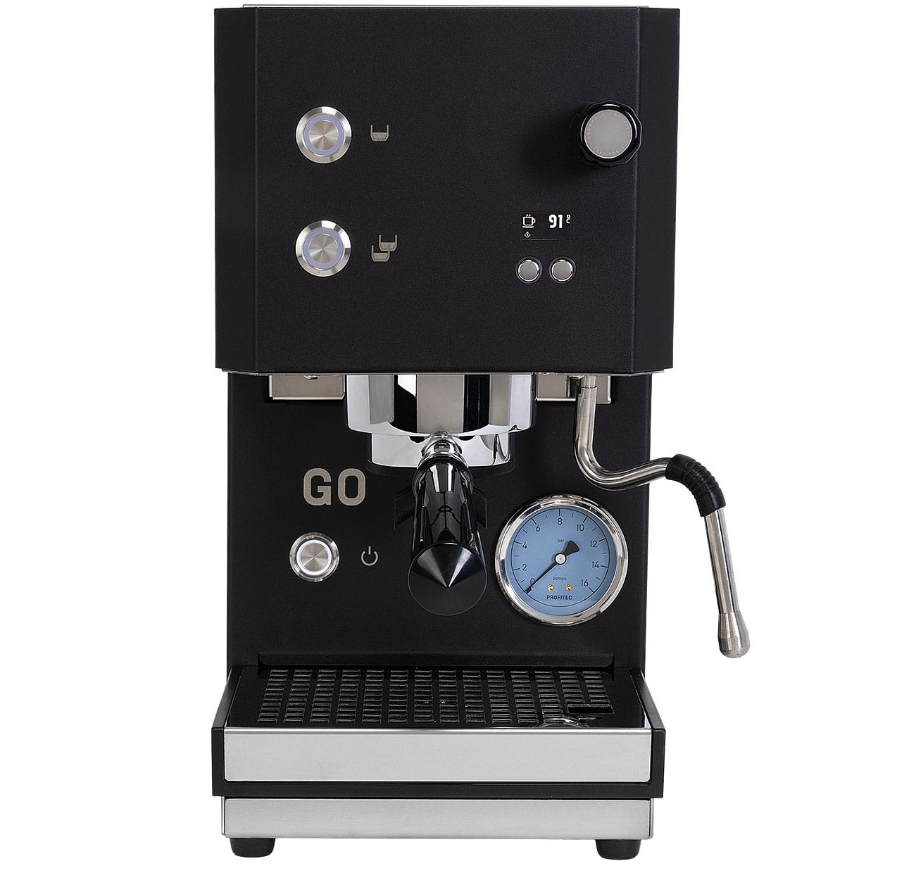 Profitec GO 2.0 – Die Next Level Einkreiser-Siebträgermaschine Profitec Espressomaschinen Schwarz Rheinland Coffee