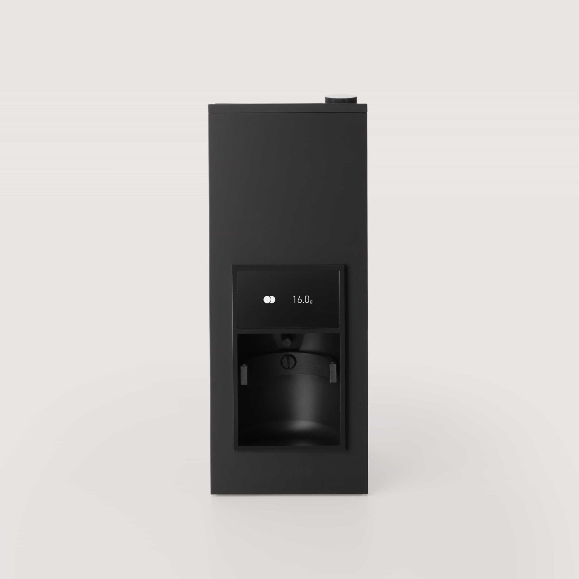 LIGRE siji Kaffeemühle in black-mat von vorn