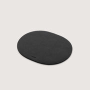 LIGRE Tampermatte aus Rindleder in pebble black