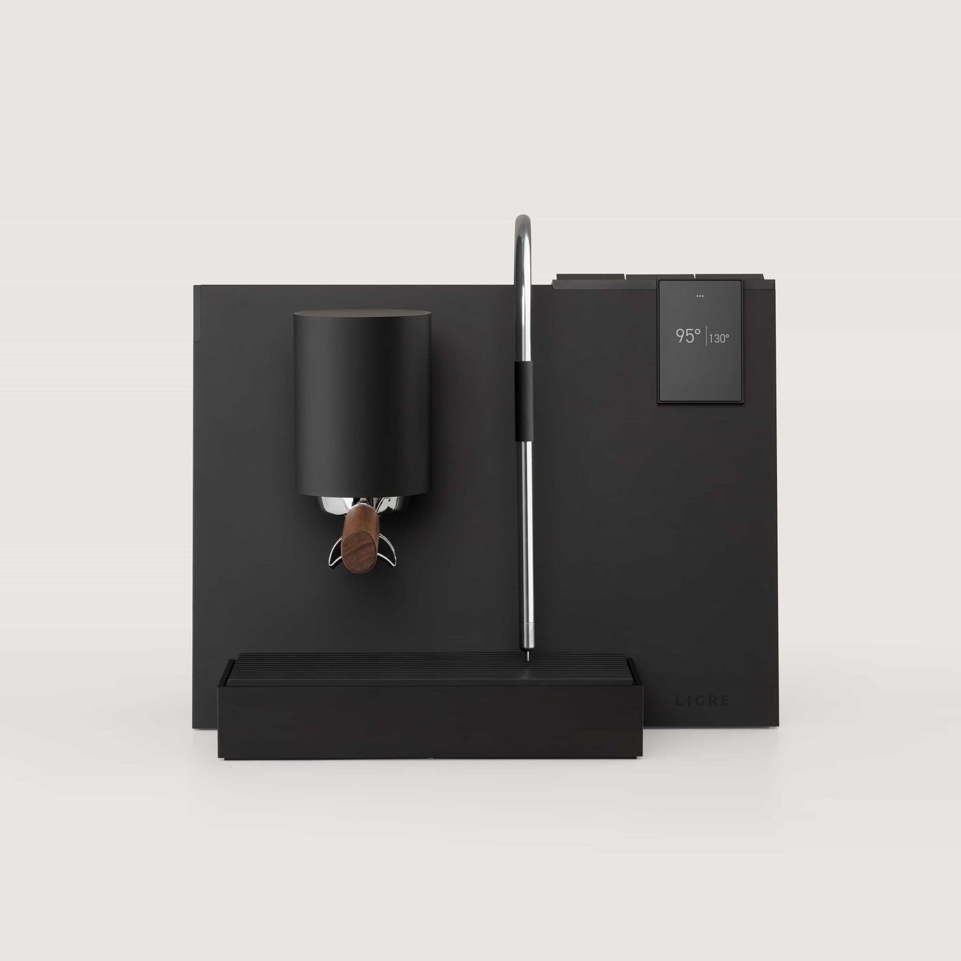 LIGRE youn Espressomaschine in black-mat