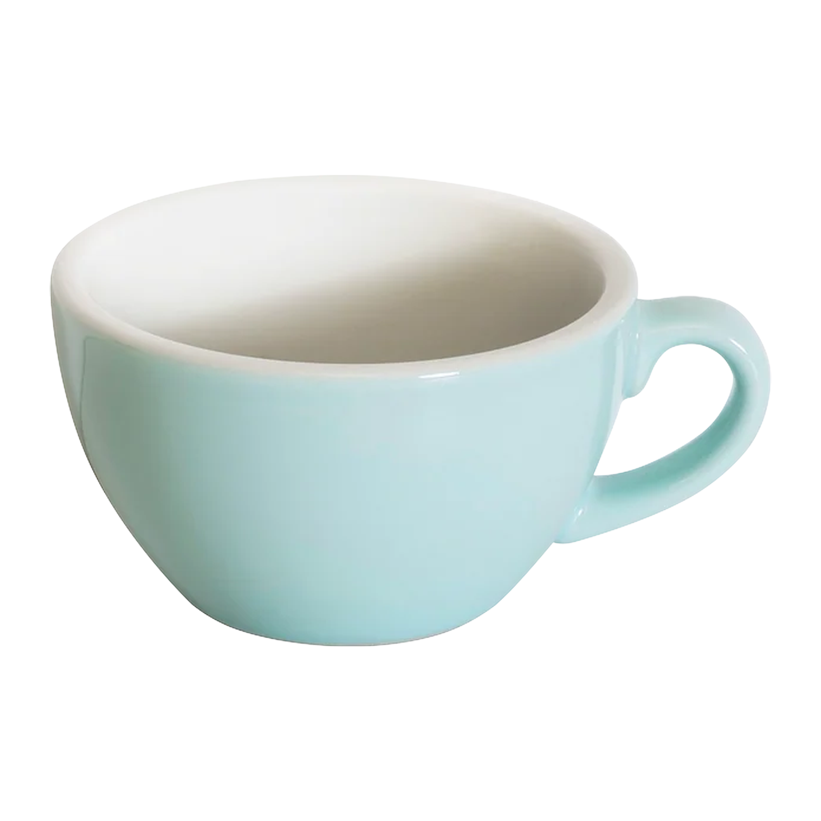 Loveramics Egg Cappuccino Tasse 200 ml in River Blue, freigestellt