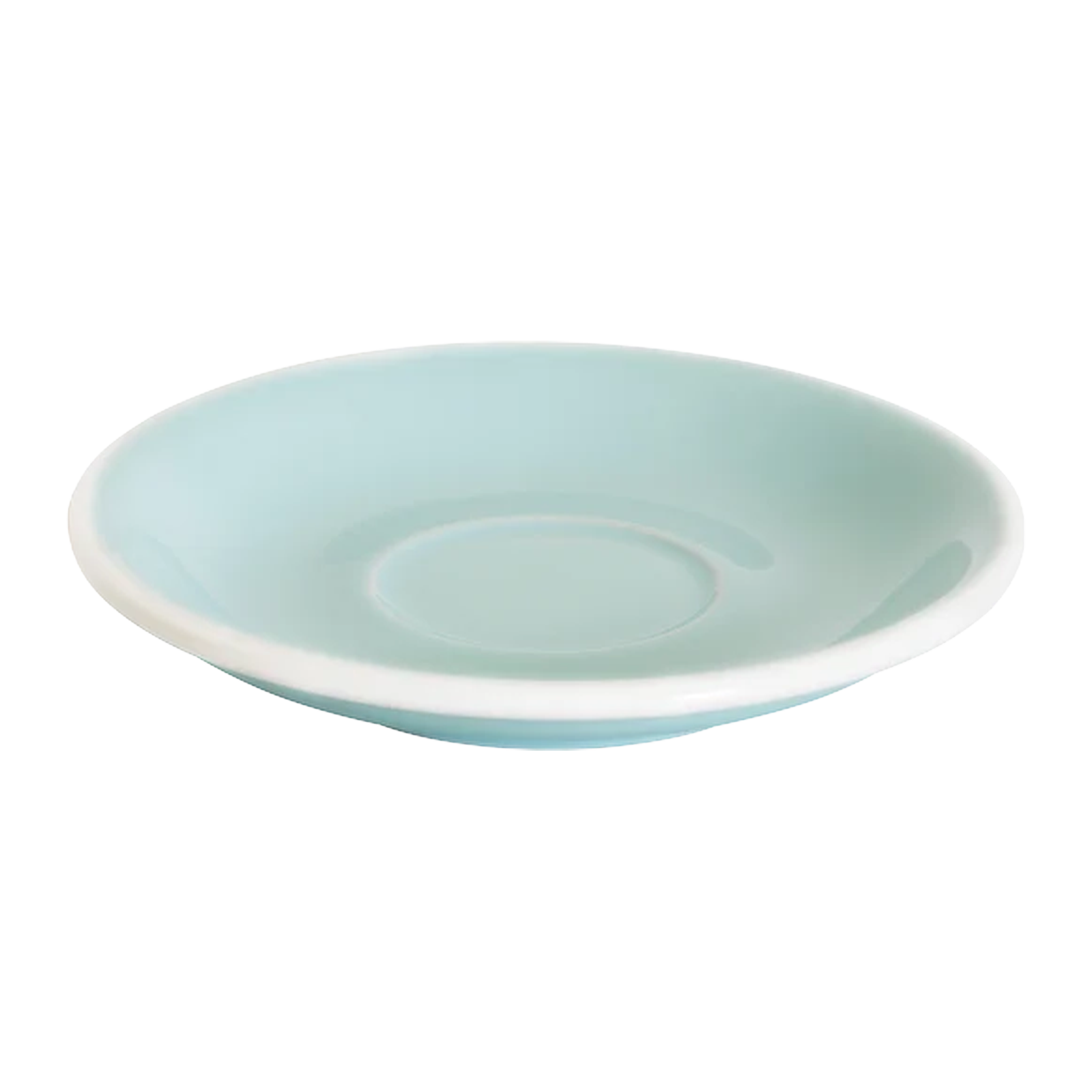Loveramics Egg Cappuccino Untertasse 14,5 cm in River Blue, freigestellt