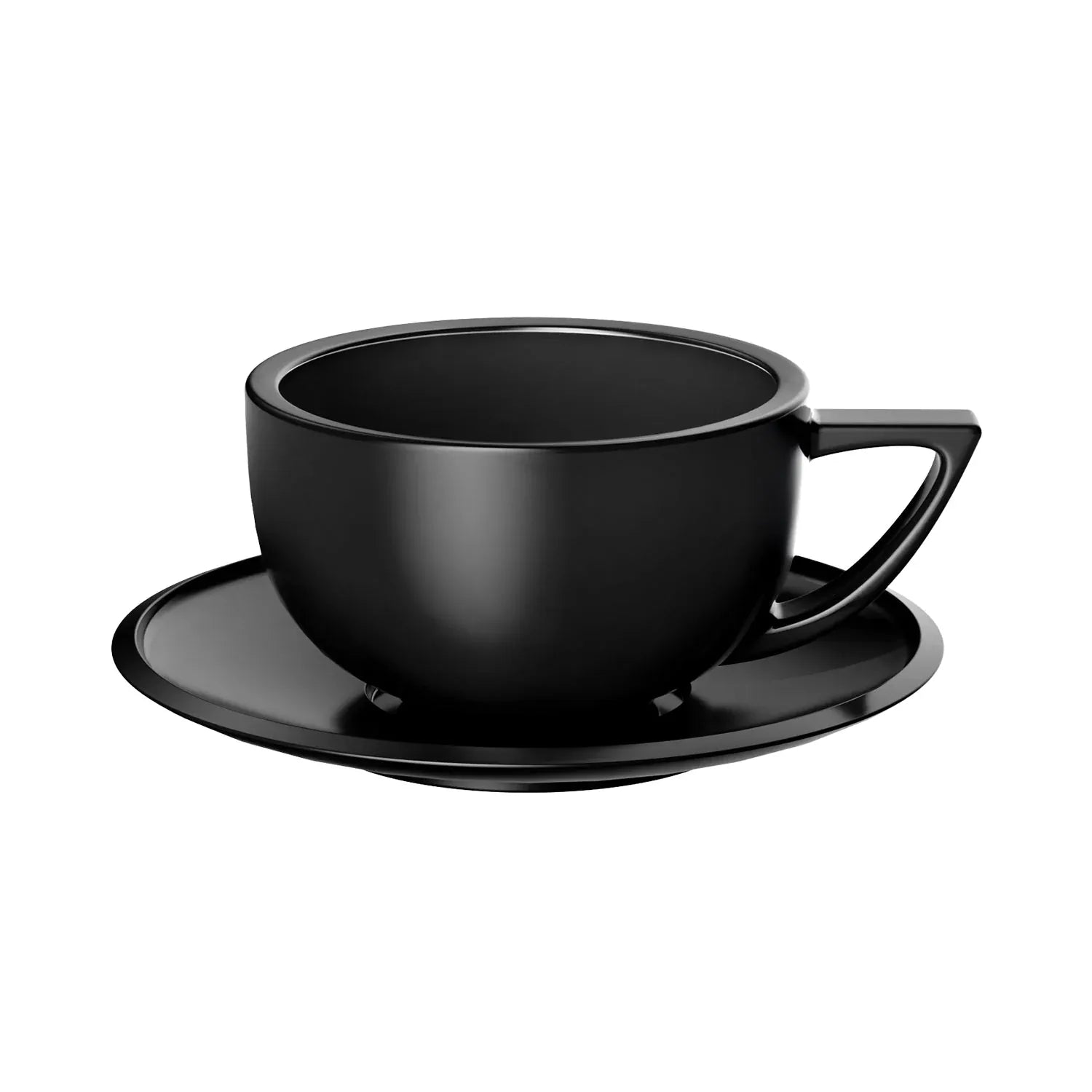 MHW-3BOMBER Sawada Keramik-Kaffeetasse – Perfektion für deine Latte Art Milchkaffeetasse MHW-3Bomber Schwarz - Rheinland.Coffee