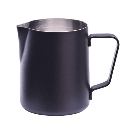 Milchkännchen mit Pulverbeschichtung Black 590 ml Milchkännchen JoeFrex    - Rheinland.Coffee
